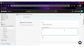 Servv AI: How to Create In-Person Appointment | Shopify Events Bookings App screenshot 4