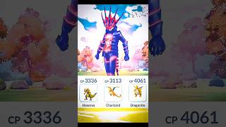 Haxorus vs Garchomp🔥(pokemon go) #pokemongo #jinfreecspok @JINFREECSPOK
