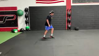 DB Goblet Split Stance Hip Airplane