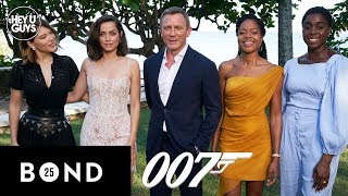 No Time to Die Interviews - Daniel Craig, Naomie Harris, Léa Seydoux, Ana de Armas, Lashana Lynch