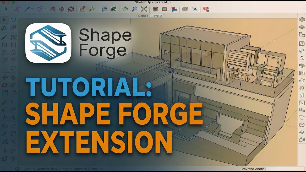 Shape Forge 06 การใช้ Enable delete edge after apply - YouTube