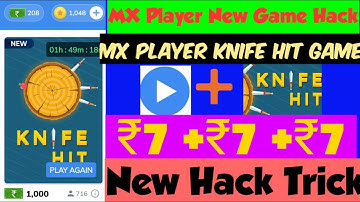Mx player knife hit game trick| Mx player new game|How to mx player game |Earn with Jd