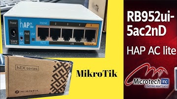 @microtech-inc MikroTik RB952Ui 5ac 2nD HAP AC lite 