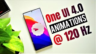 Samsung ONE UI 4.0 Animations on 120 Hz display - NOTE 20 Ultra