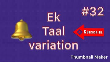 Learn tabla ektaal & tukda very usefull video #32 by Harpreet singh
