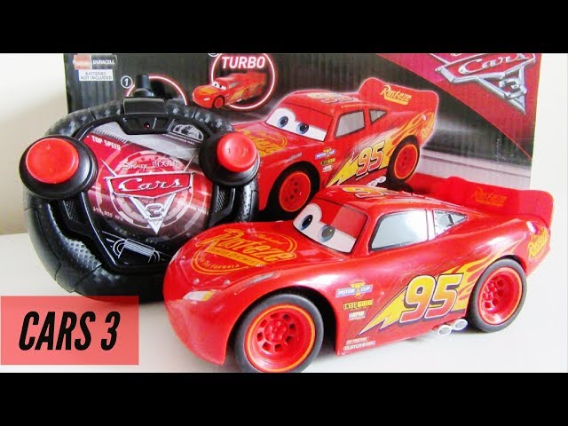 Dickie Toys - DISNEY CARS 3 - Voiture télécommandée Flash McQueen Turbo  Racer