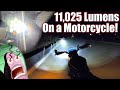 Insanely Bright Headlight! is this Legal? MT-07 Adventure Build #13