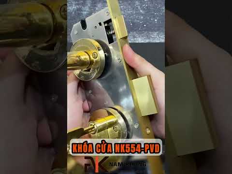 Khóa Cửa Phân Thể Bằng Đồng Cao Cấp NK554-PVD