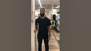 Isometric shoulder external rotation