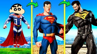 SHINCHAN Became GOD SUPERMAN To STOP EVIL MONSTER in GTA 5 (GTA 5 MODS) | THELOUDDUDE