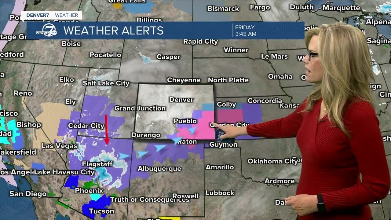 Cloudy and chilly for Denver with heavy snow for southeast Colorado ...