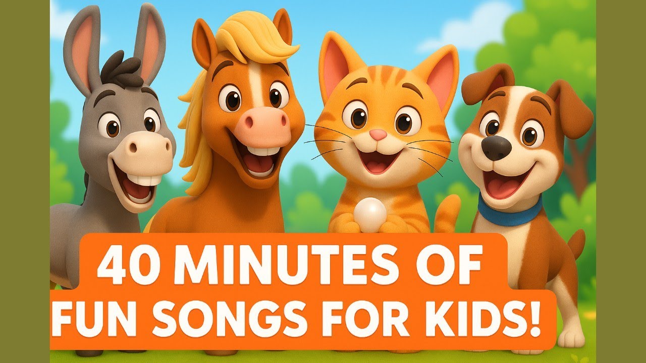 40 Minutes of Fun Songs For Kids! | Videos For Kids | LittleMentee