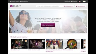 Ulož to stahuj zdarma bez registrace - upload zálohy na Uložto