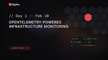 OpenTelemetry-Powered Infrastructure Monitoring - SigNoz Launch Week 3.0 Day 1