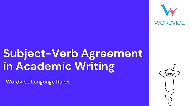 Mastering Subject-Verb Agreement