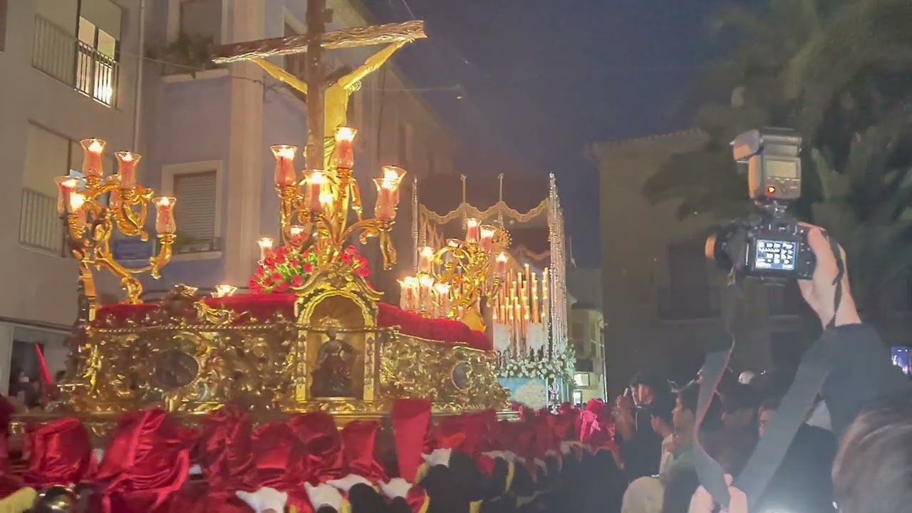 Encuentro de La Esperanza y El Cristo. Jueves Santo. Semana Santa Monóvar 2023.