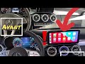 Transformation classe c w205 de 2017 intrieur prfacelift en facelift  2019 cockpit  volant 