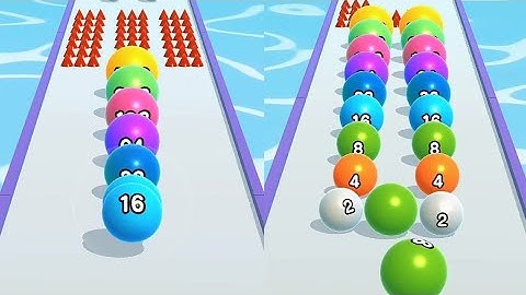 Ball Run 2048 🎱😷 - All Levels Gameplays  Android, iOS part 73