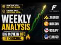 BIG MOVE IN BTC IS COOKING 🚀 | XAUUSD, EURUSD, USDJPY Weekly Analysis | Forex &amp; Crypto Outlook