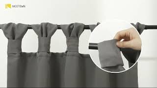 NICETOWN Kitchen Curtains with Grommet Top