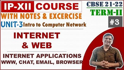 Term 2 IP 12 Computer Network Tutorial Unit 3 | Internet and Web | World Wide Web | Part-3