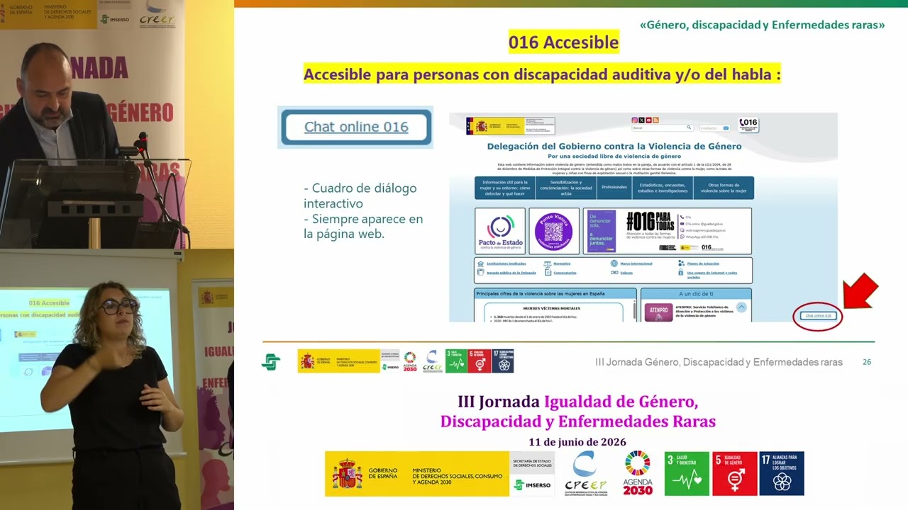 III Jornada Igualdad de Género, Discapacidad y Enfermedades Raras (11 de junio de 2026)