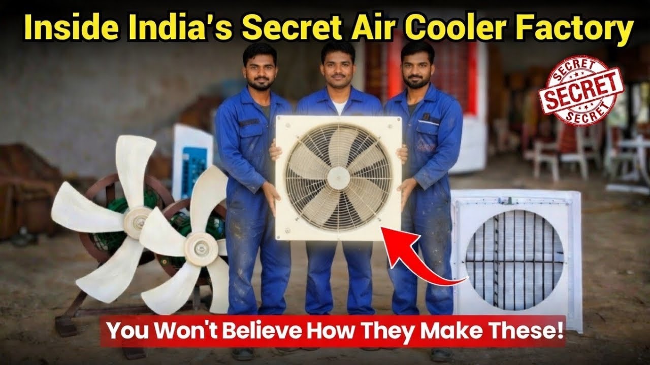 Inside India’s Secret Air Cooler Factory – You Won’t Believe How They Make These!