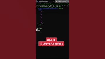 Chunk()  Laravel collection #laravel  #webdevelopment #development #tricks #tips #laraveldevelopment