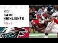 Eagles vs. Falcons Week 2 Highlights | NFL 2019