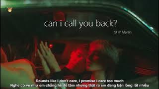 [Vietsub   Engsub] Can i call you back? - SHY Martin