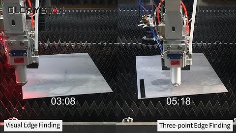 Visual Edge Finding VS Three point Edge Finding | Glorystar Laser