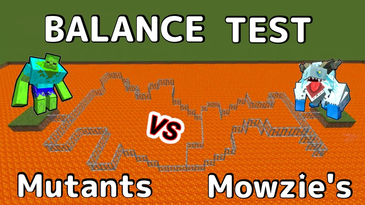 Minecraft Balance Test Mutant Monsters Vs. New Mowzie's Mobs in Minecraft | Part 1