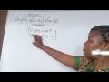 Algebraic expressions