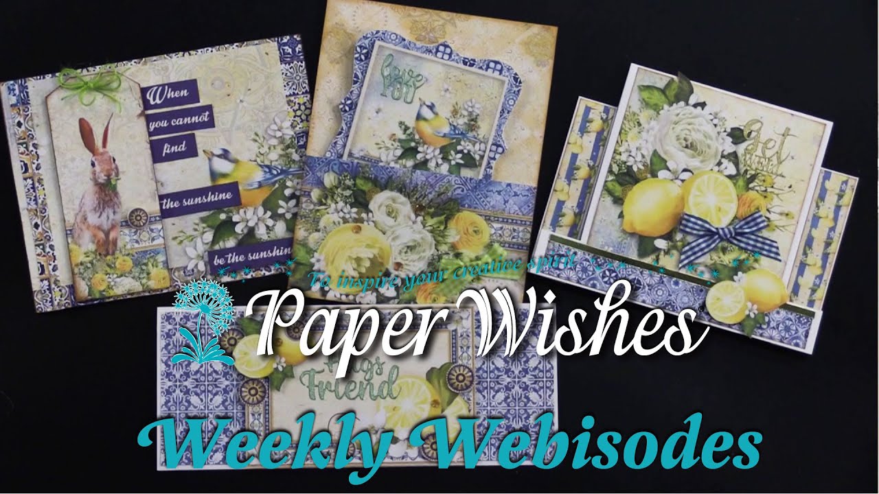 4 Card Ideas Using Sicilia Collection by Ciao Bella