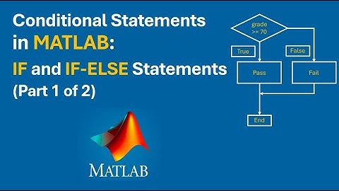 Conditional Statements in MATLAB: if, else