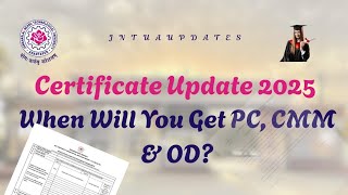 JNTUA//CERTIFICATES UPDATE 2025 screenshot 4