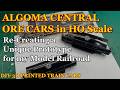 Custom DIY 3D Printed Algoma Central Ore Cars in HO Scale. Design, 3D Print, Paint, Decals, Details. thumbnail