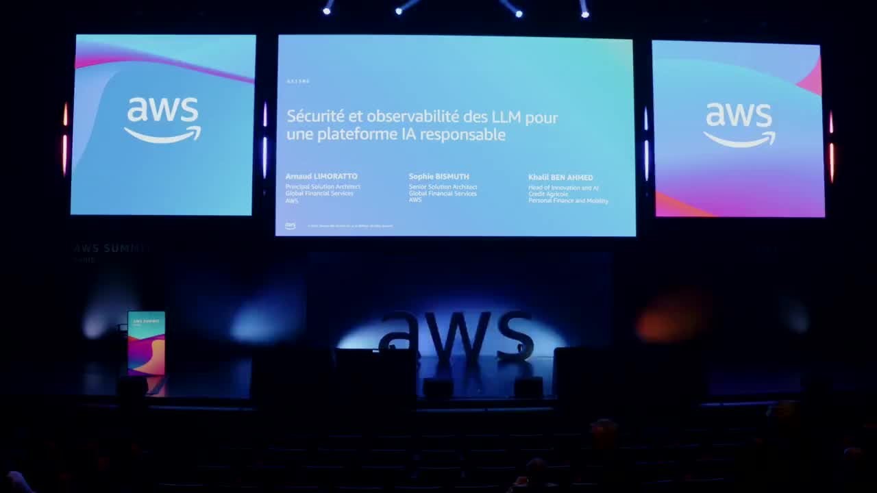 AWS Summit Paris 2025 - Sécurité et observabilité des LLM pour une plateforme IA responsable
