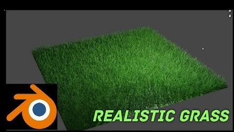 How To Create a Realistic Grass in Blender with Particle System : Blender Tutorial 3.6