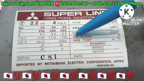 Chia sẻ Cách đọc tem( thông số kỹ thuật) motor Super Line Mitsubishi nội địa Nhật // Mua motor ok 👍