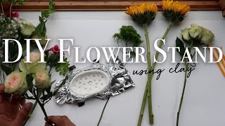 Ikebana Plant Stand DIY | How to Make a Plant Display out of Clay