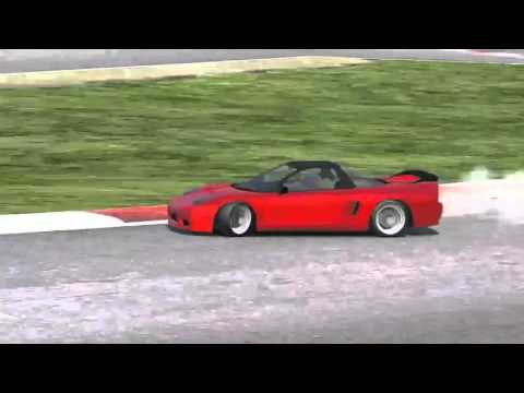 acura-nsx-drifting-in-red
