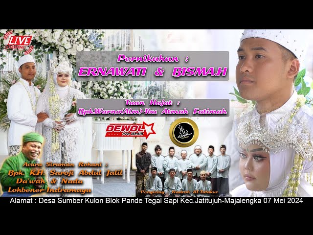 Live Da'wah K.H Saroji Abdul JalilBpk.Warno(Alm)-Ibu Atmah Fatimah-SumberKulon-Jatitujuh-Mjl 070424 class=