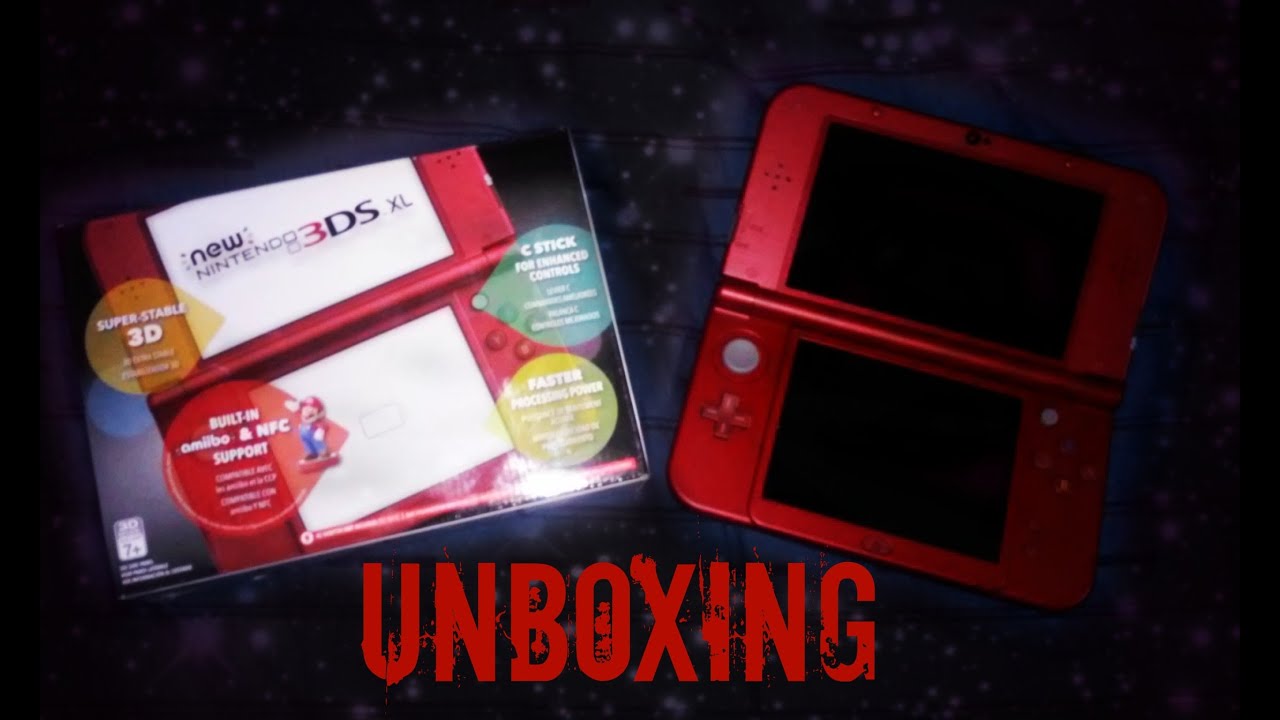 UNBOXING NEW NINTENDO 3DS XL NEW RED (ESPAÑOL) YouTube