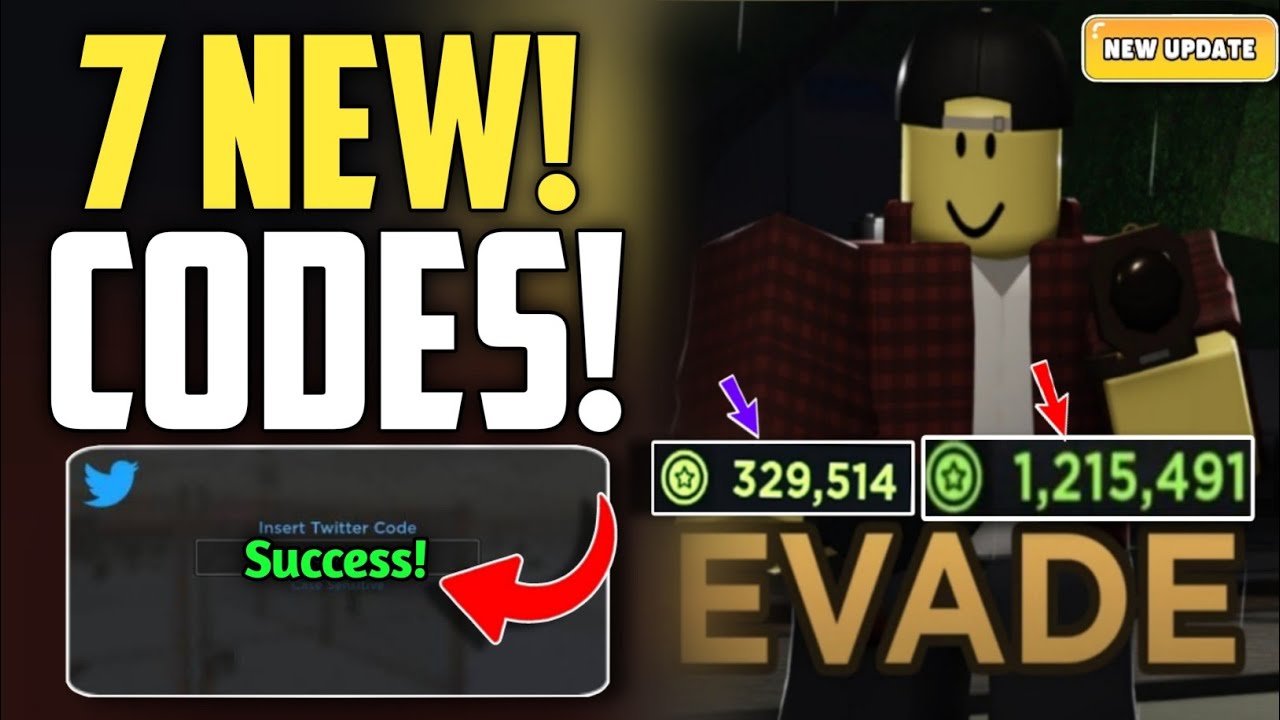 *NEW* ALL WORKING CODES FOR EVADE IN JANUARY 2024 ROBLOX EVADE