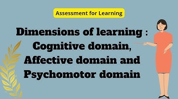 DIMENSIONS OF LEARNING | Cognitive Domain | Affective Domain | Performance Domain | The Vani Classes