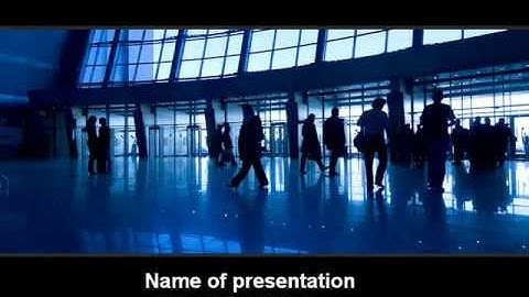 Busy Life PowerPoint Template by PoweredTemplate.com