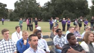 Moment of silence held during National Roll Call Ceremony on Parade Grounds
