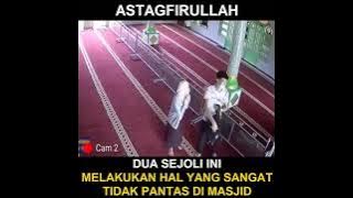 Terekam CCTV lagi W1KW1K Di Masjid | Video Viral |