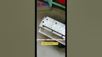 Perforated metal hole punching die manufacturer metal plate punching mold supplier